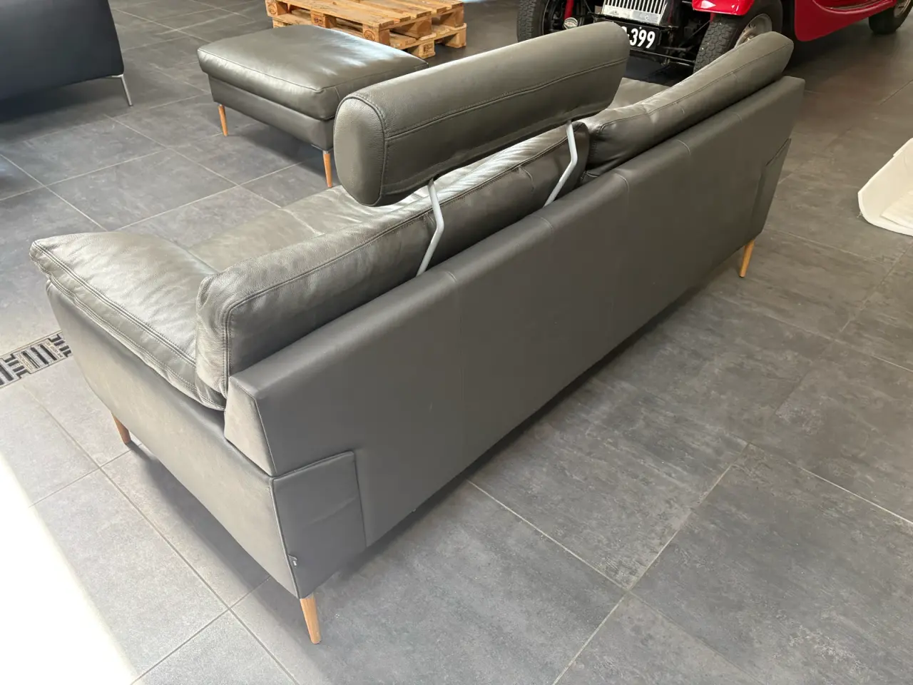 Billede 3 - Lædersofa - RØVERØB