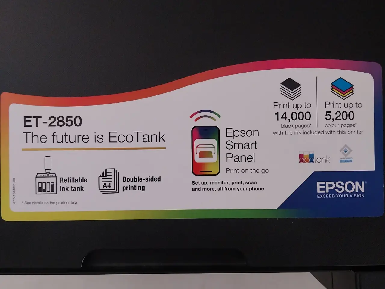 Billede 5 - Epson Eco Tank printer ET-2850