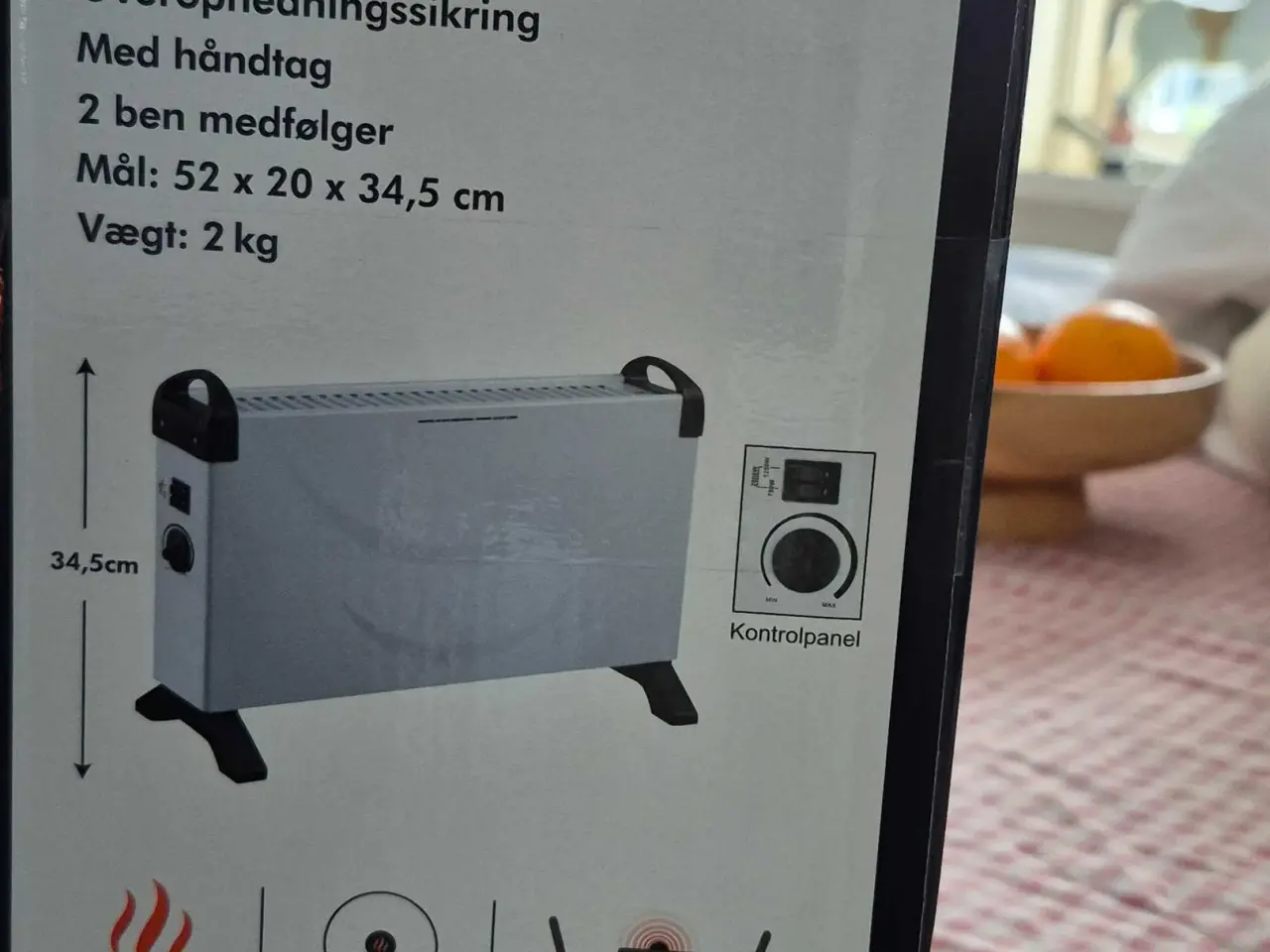 Billede 2 - El radiator NY!