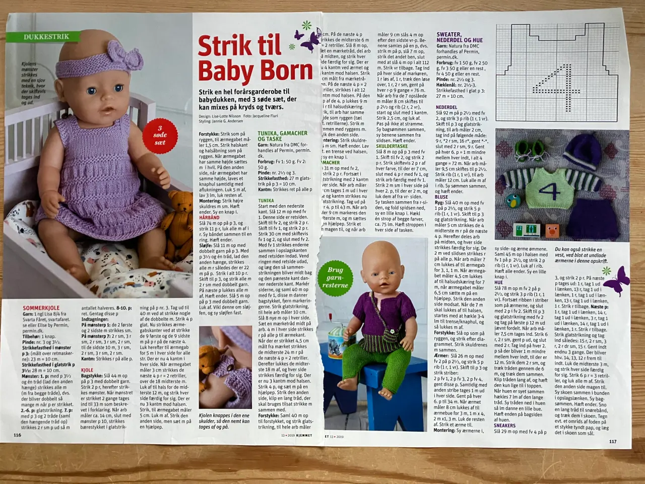 Billede 4 - 9 opskrifter på tøj til Baby Born