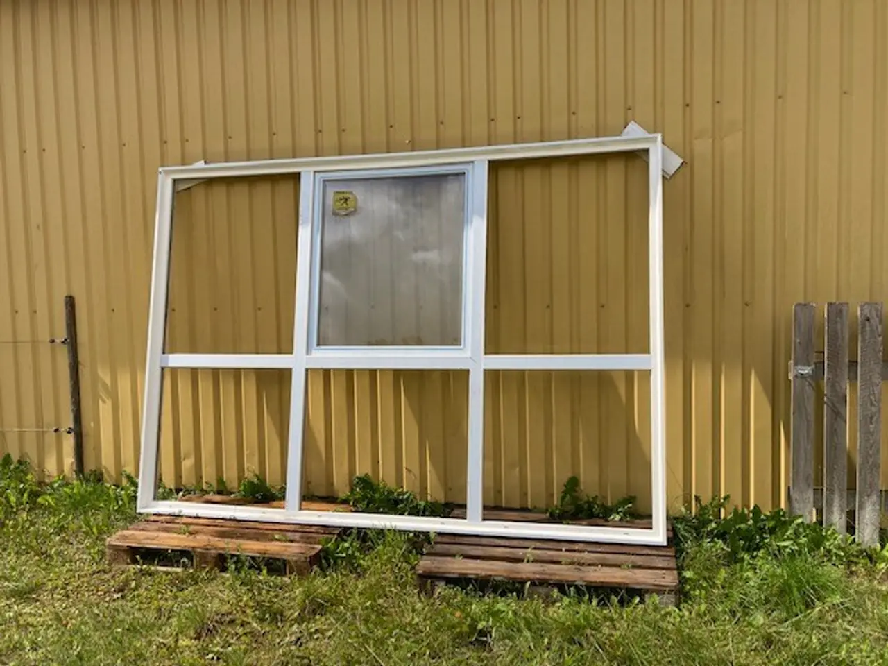 Billede 1 - Vinduesparti 2 stk. Hvid Plast aldrig brugt fra 20