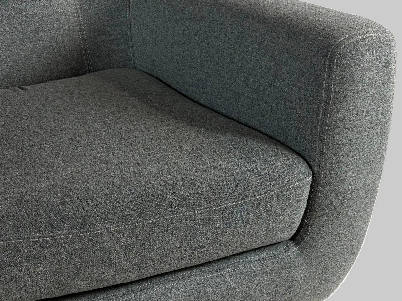 Billede 6 - SofaCompany Loungestol – Grå/Natur Stel
