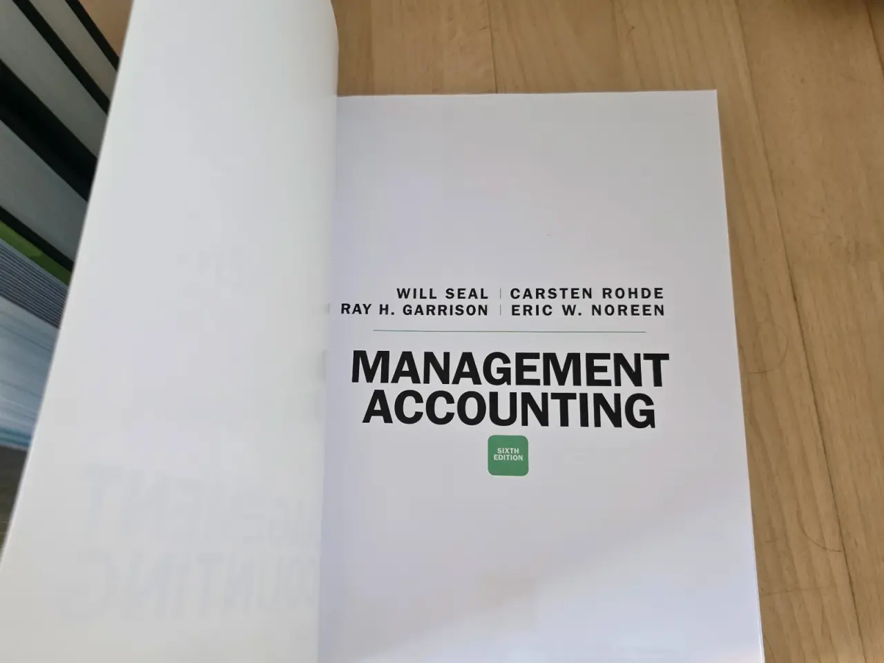 Billede 2 - Management Accounting Sixth Edition Will Seal Cars