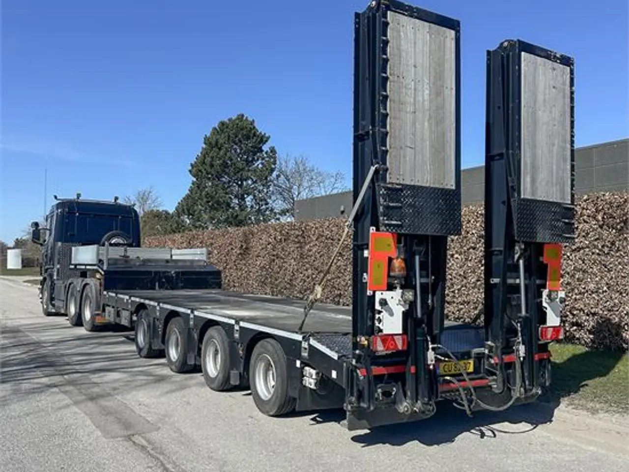Billede 9 - Broshuis 4 ABSD - Only 2000 km - Truck+flat bed+container trailer w/crane