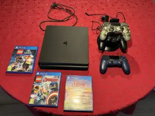 Meget velholdt PlayStation 4 med 1tb lagerplads