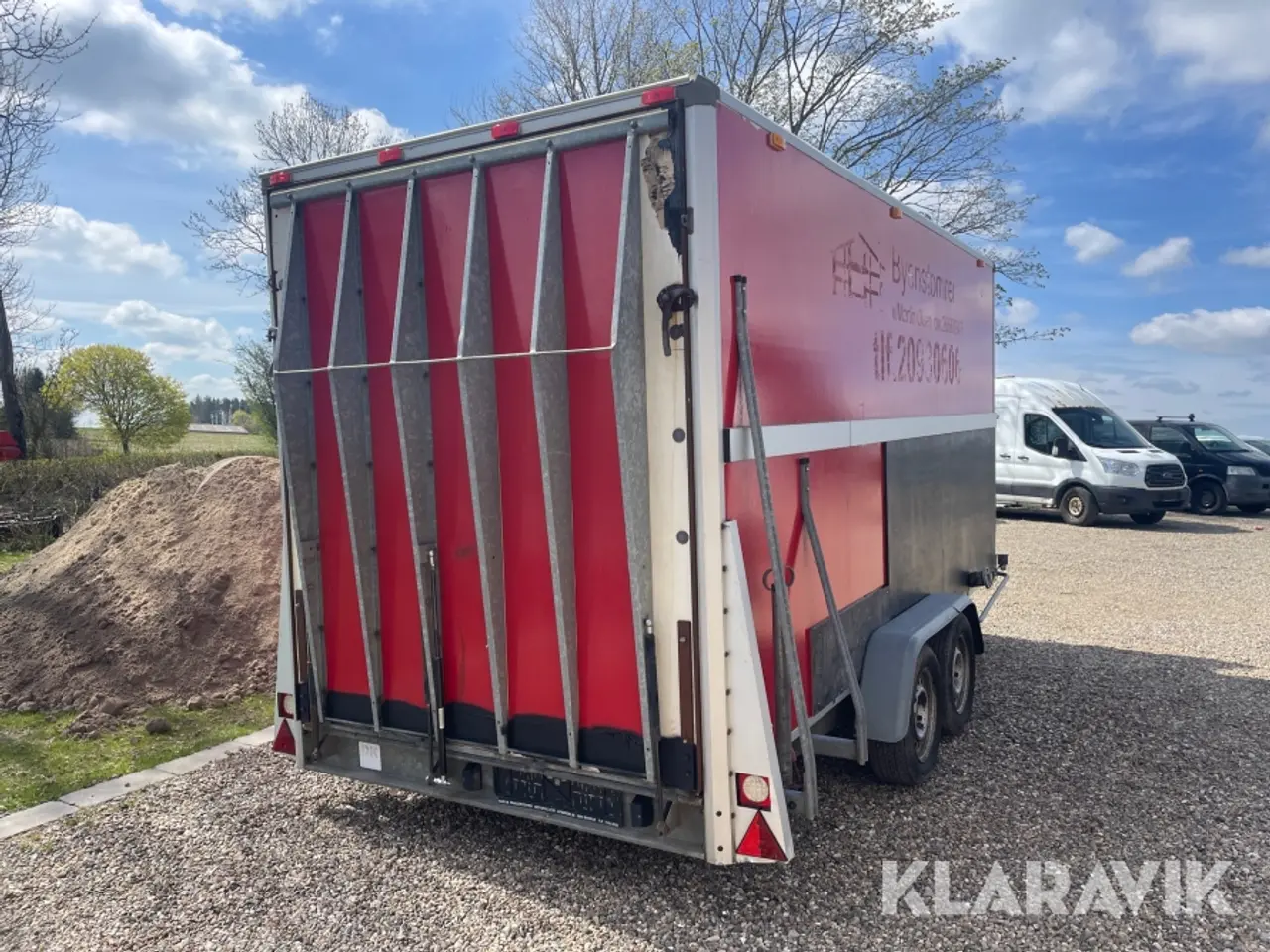 Billede 5 - Cargo trailer Variant med isoleringsmaskine