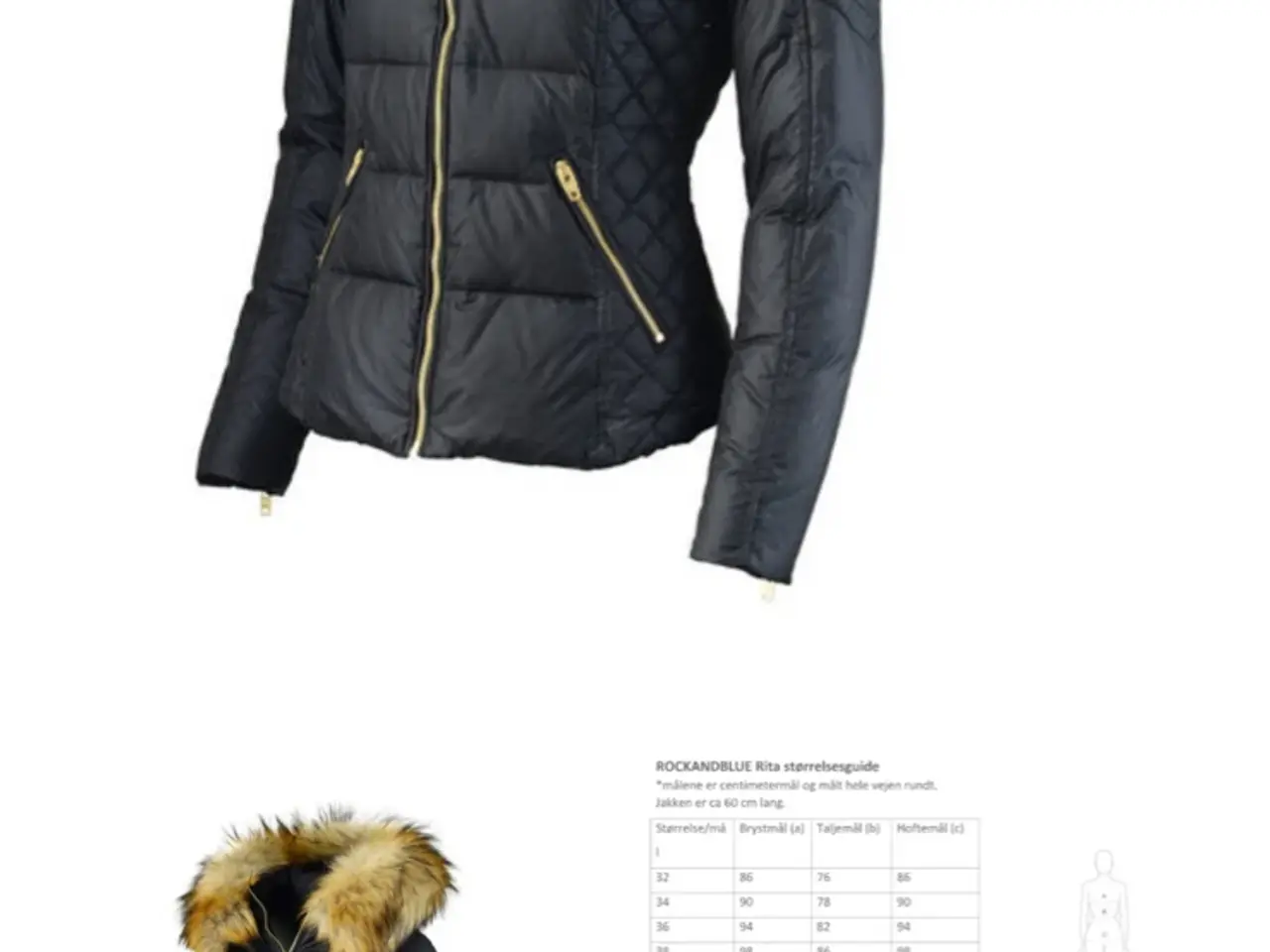 Billede 2 - Rock and blue vinterjakke
