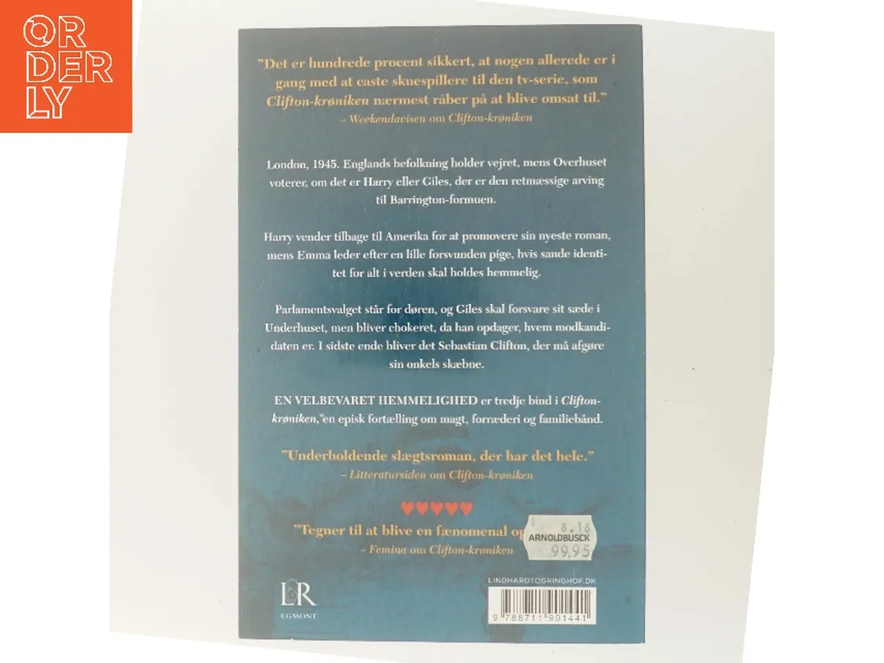 Billede 3 - En velbevaret hemmelighed af Jeffrey Archer (Bog)
