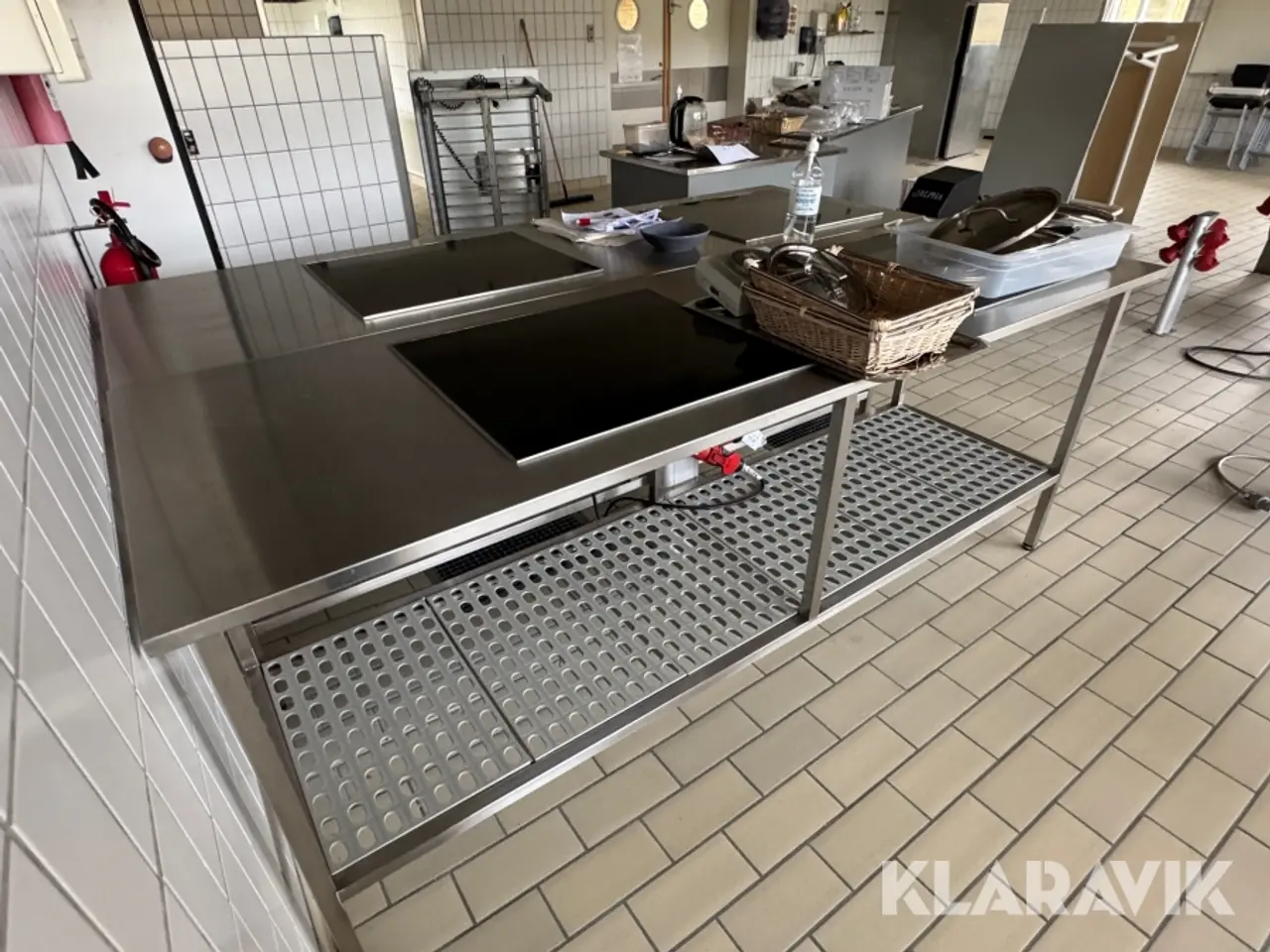 Billede 3 - Rustfri stål border med kogeplader - 2 styks