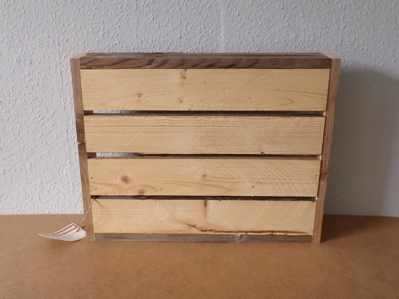 Billede 7 - Bakke i genbrugstræ med patina 45 x 35 cm