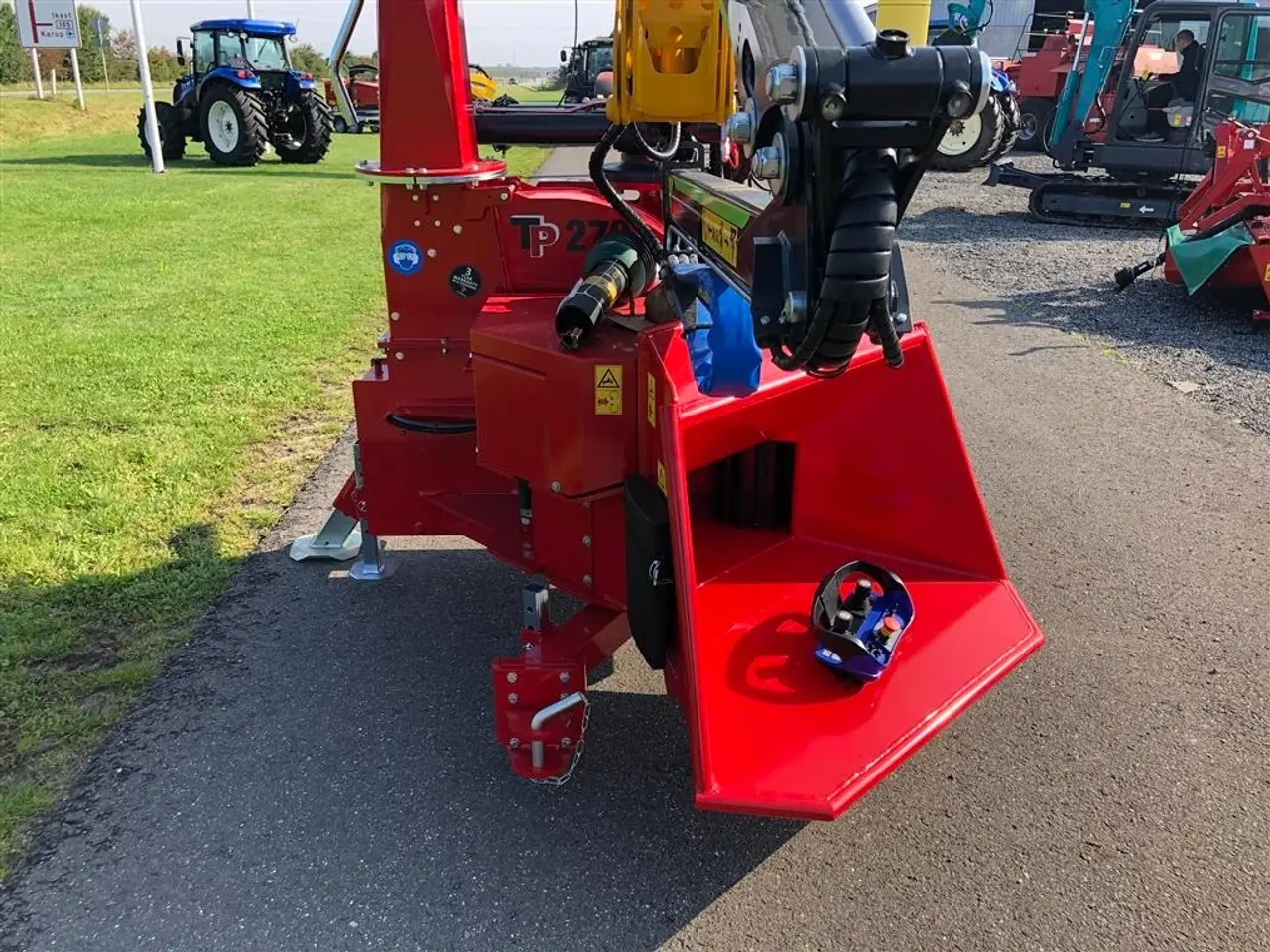 Billede 8 - TP 270 PTO K med FTG 5,3m kran med fjernbetjent joystick.