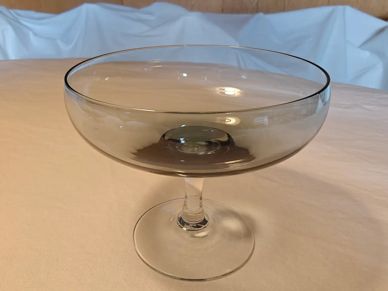 Billede 4 - 9 Atlantic champagneskåle fra Holmegaard Glasværk