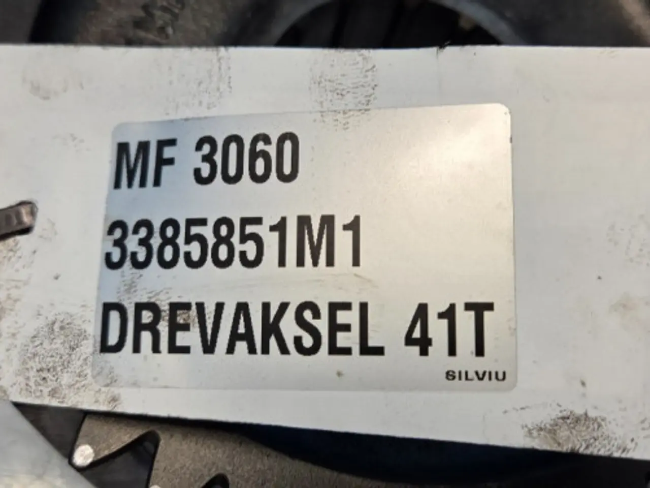 Billede 11 - Massey Ferguson 3060 Tandhjul 3385851M1