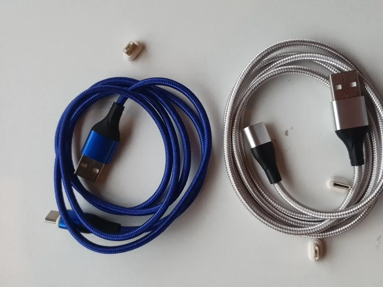 Billede 1 - Magnetisk opladningskabel USB-C og Micro USB 