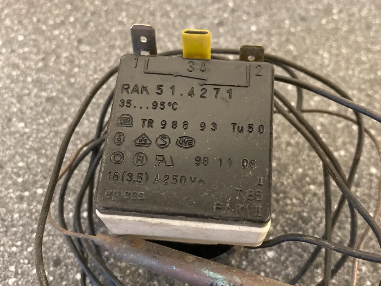 Billede 3 - TR2 Bulb Aquastat Temperature Control kontakt -
