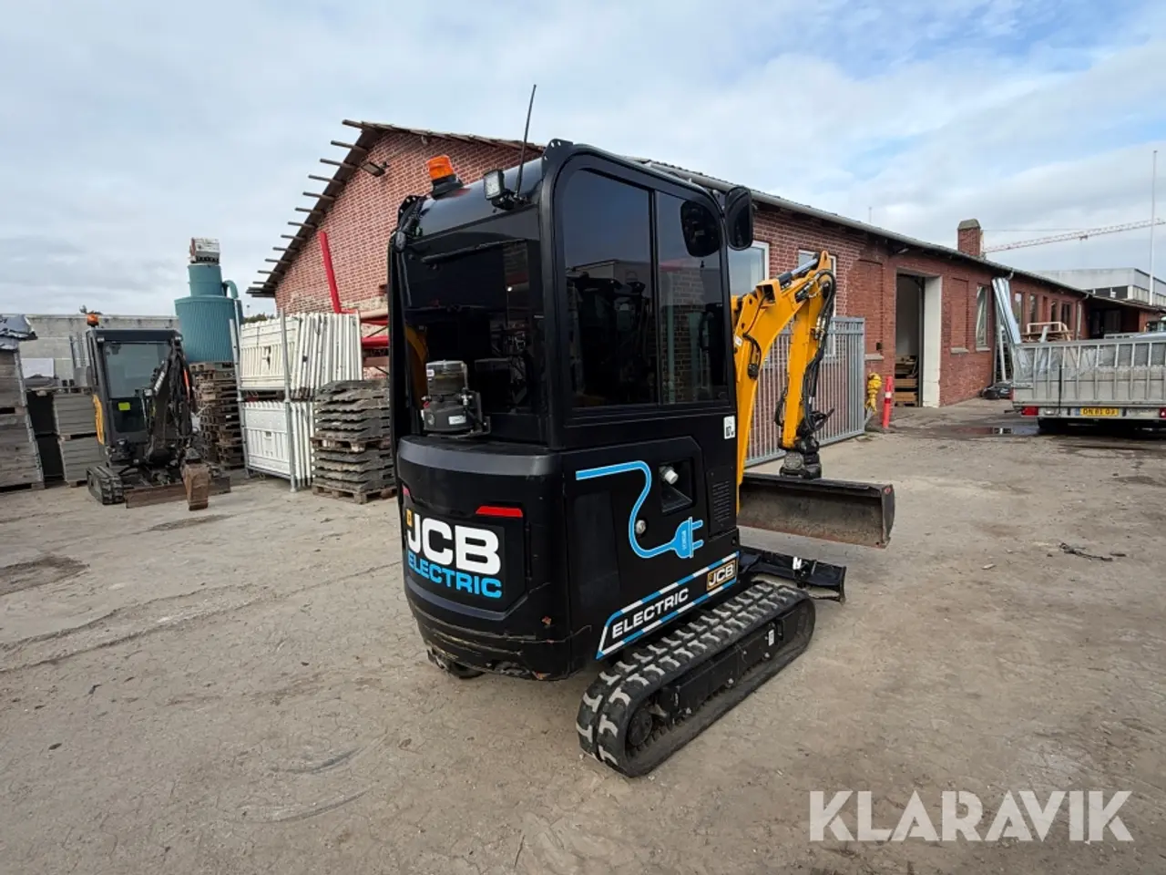 Billede 3 - Gravemaskine JCB 19C-1E elektrisk med 120 cm planerskovl
