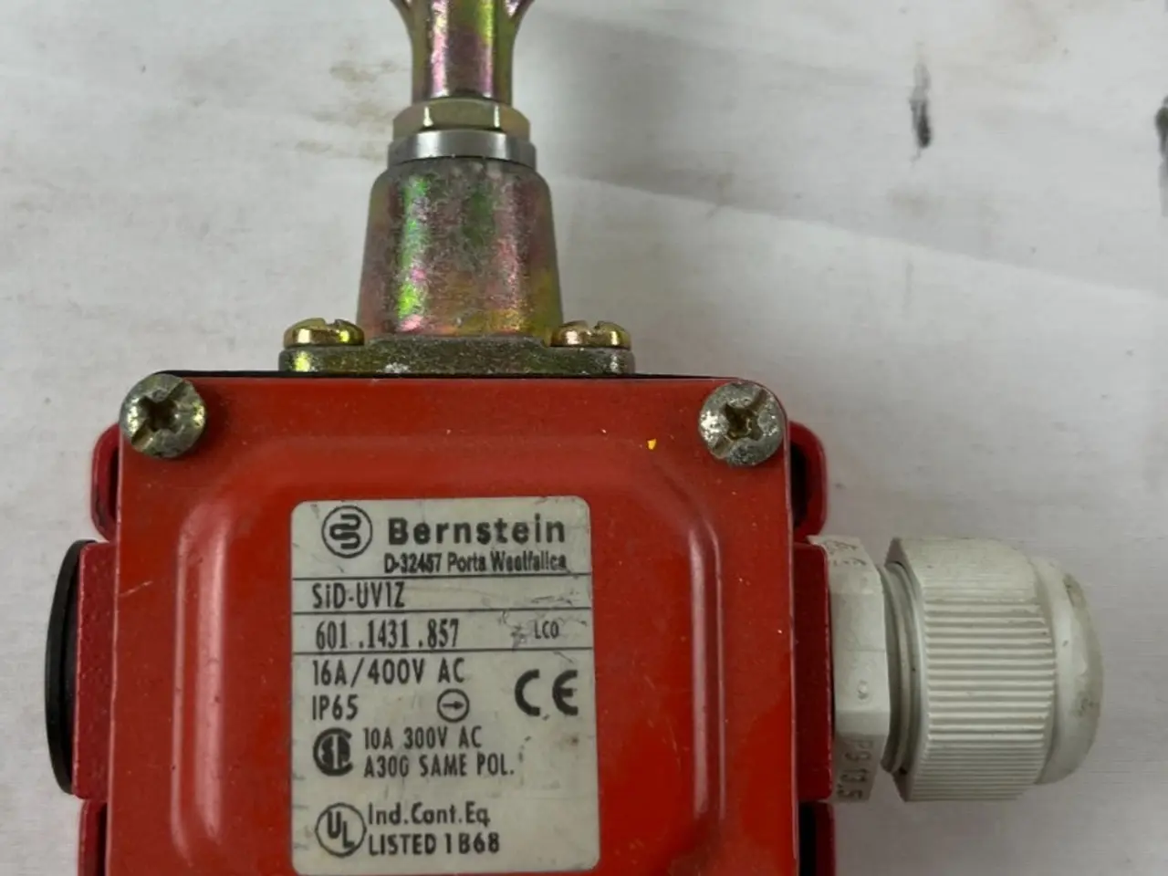 Billede 1 - Bernstein SiD-UV1Z Safety Rope Pull kontakt IP65