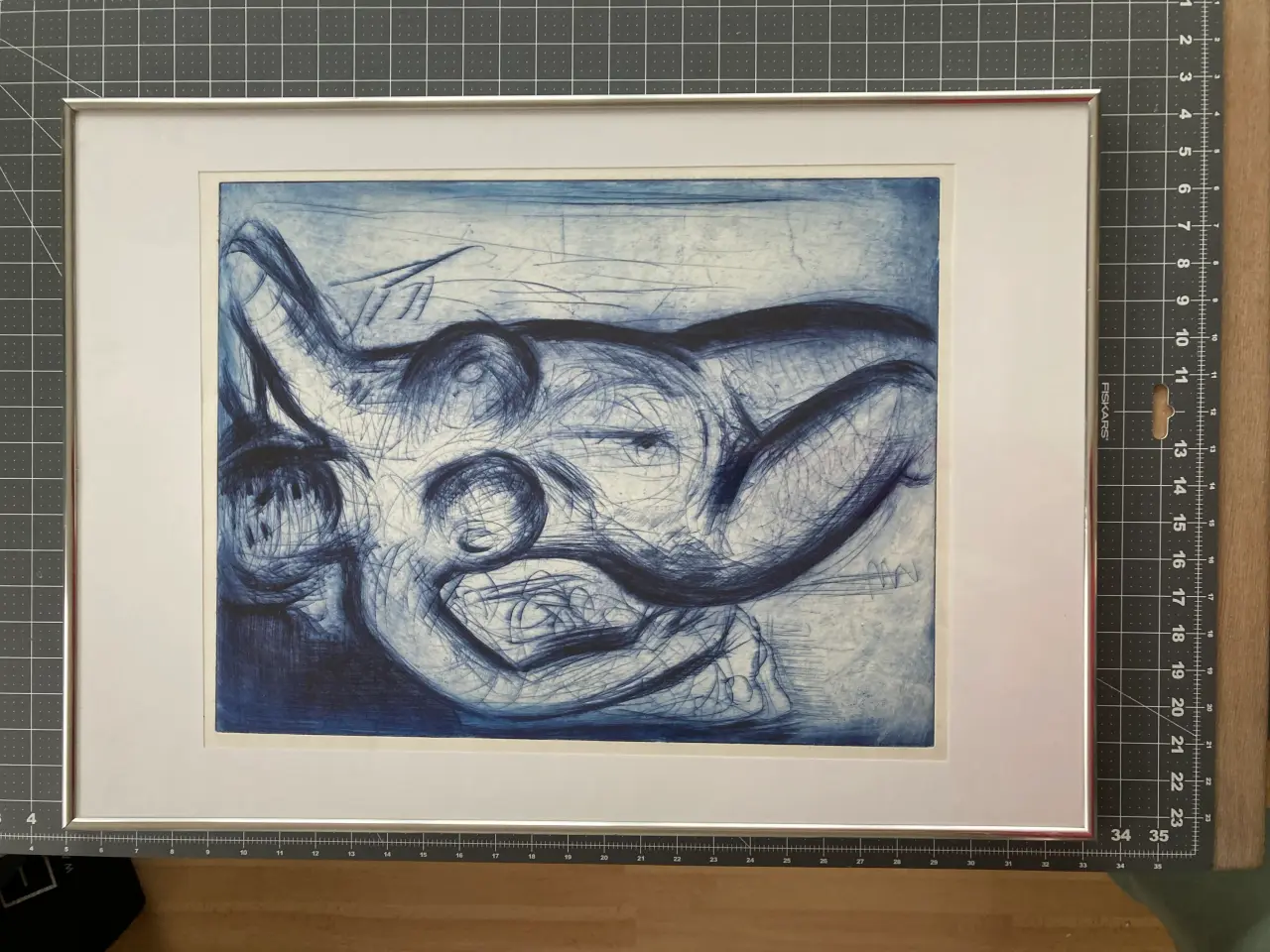 Billede 2 - Oliepastel maleri model kvinde