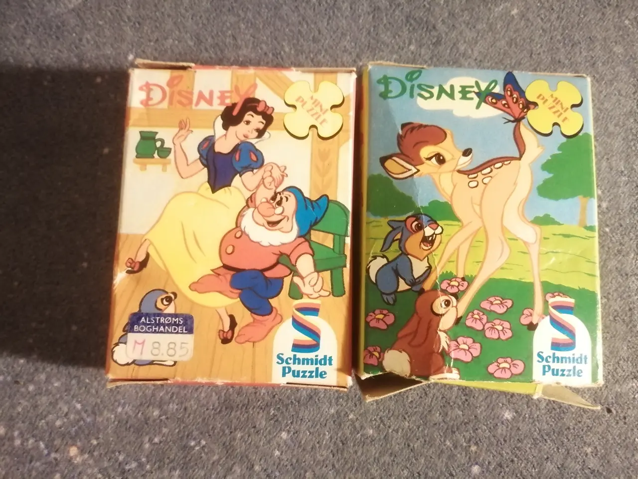 Billede 1 - To Gamle Disney Puslespil fra Schmidt