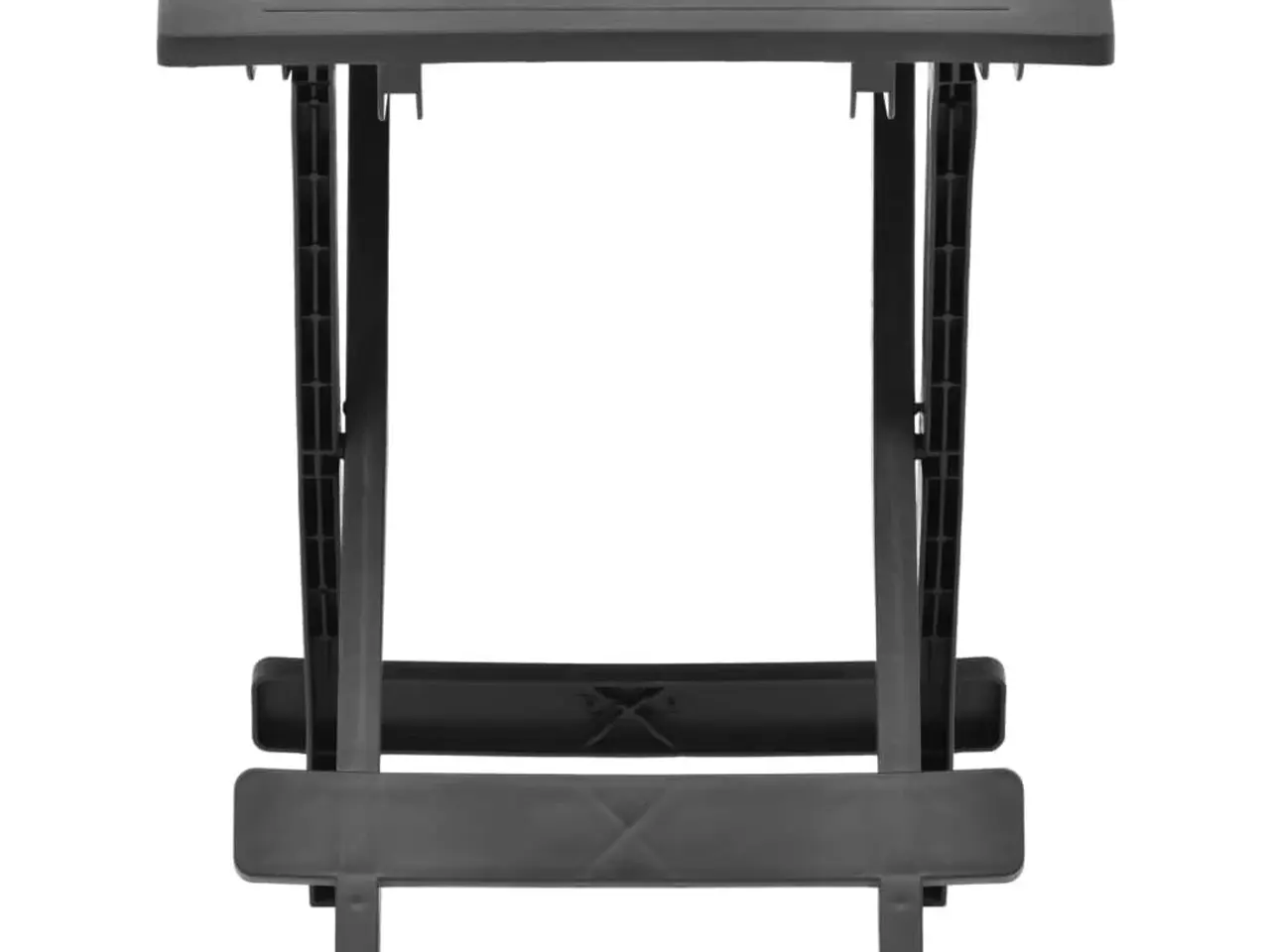 Billede 2 - Foldbart havebord i plastik - 45 × 43 × 50 cm, antracitgrå