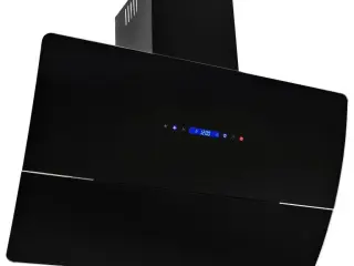 Væghængt emhætte 756 m³/t 90 cm rustfrit stål sort