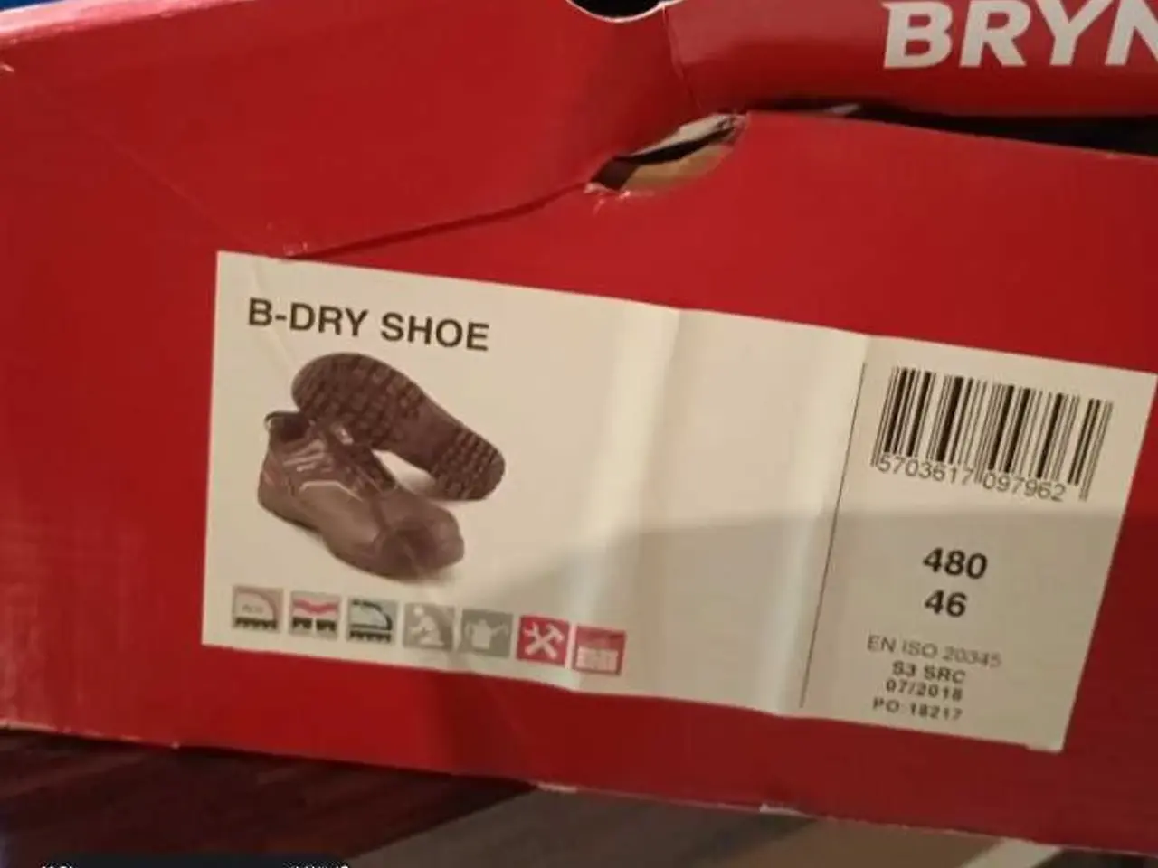 Billede 2 - Helt nye Brynje b dry shoe 