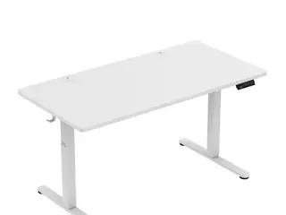 MARK ADLER Leader 7.3 elektrisk hæve-/sænkebord - hvid, 140 × 70 cm
