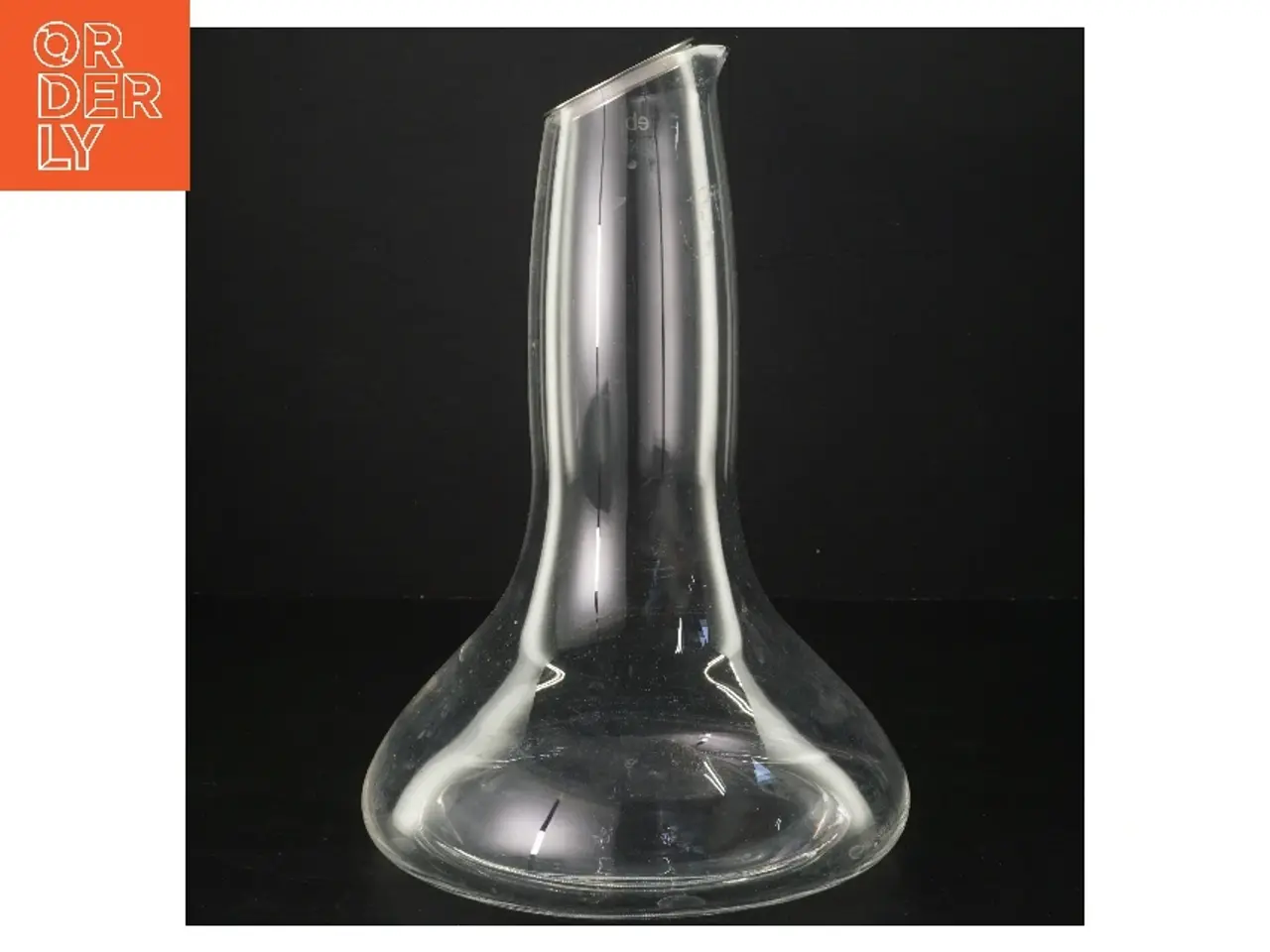 Billede 1 - Glas karaffel fra holmegaard med hældetud fra Eb (str. 30 cm)