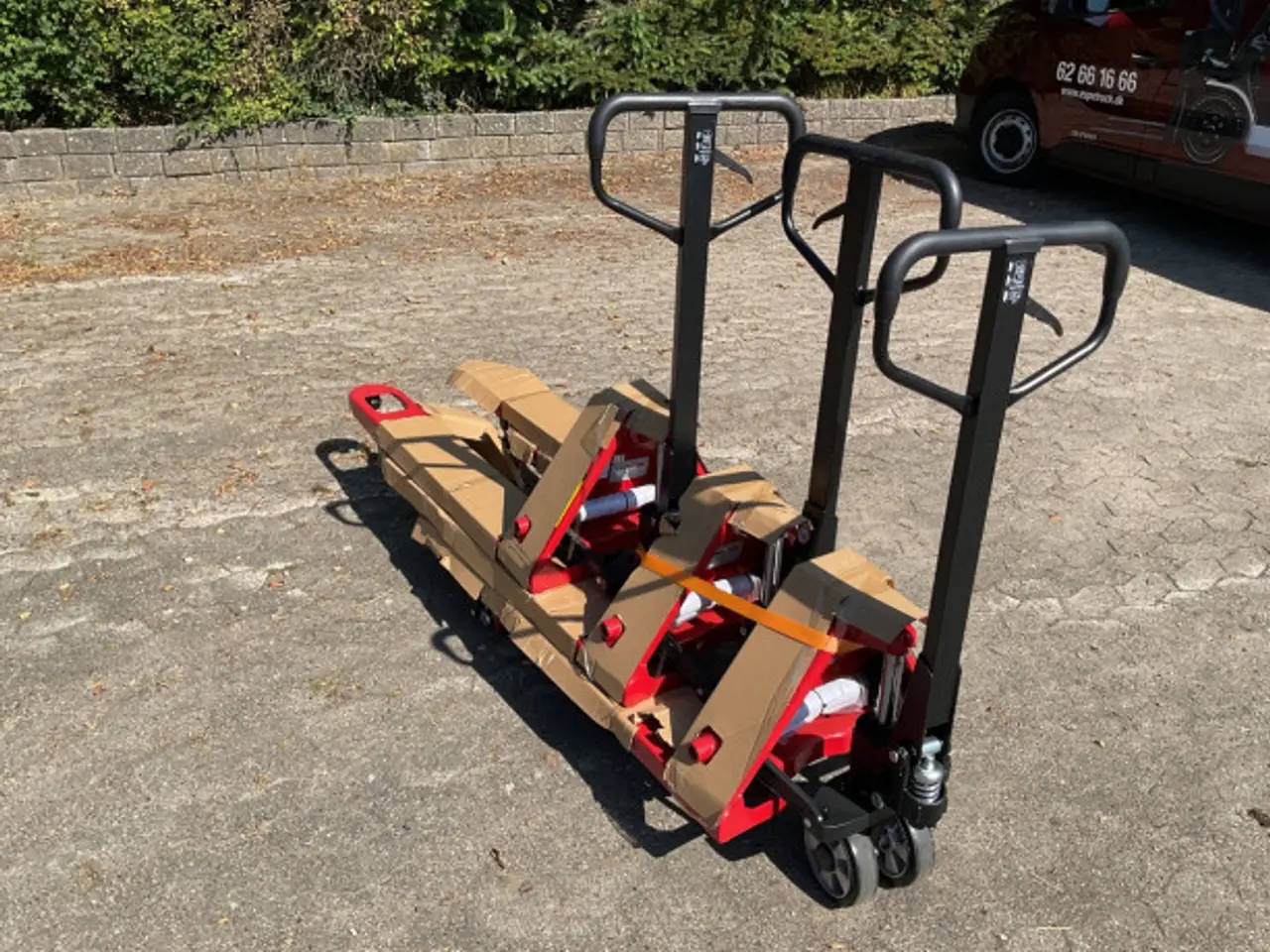 Billede 2 - Ny Pallevogn. Med boogiehjul 2650kr