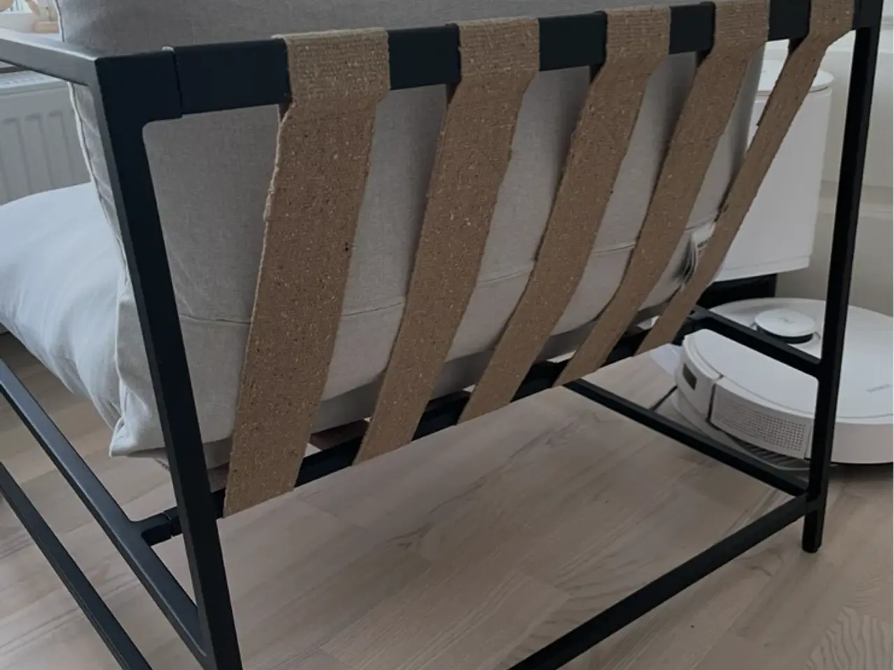 Billede 2 - H&M Home loungestol sort/lysbeige