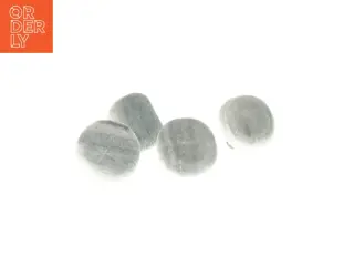 Møbelgreb af sten, 4 stk (str. Ø: 4 cm)