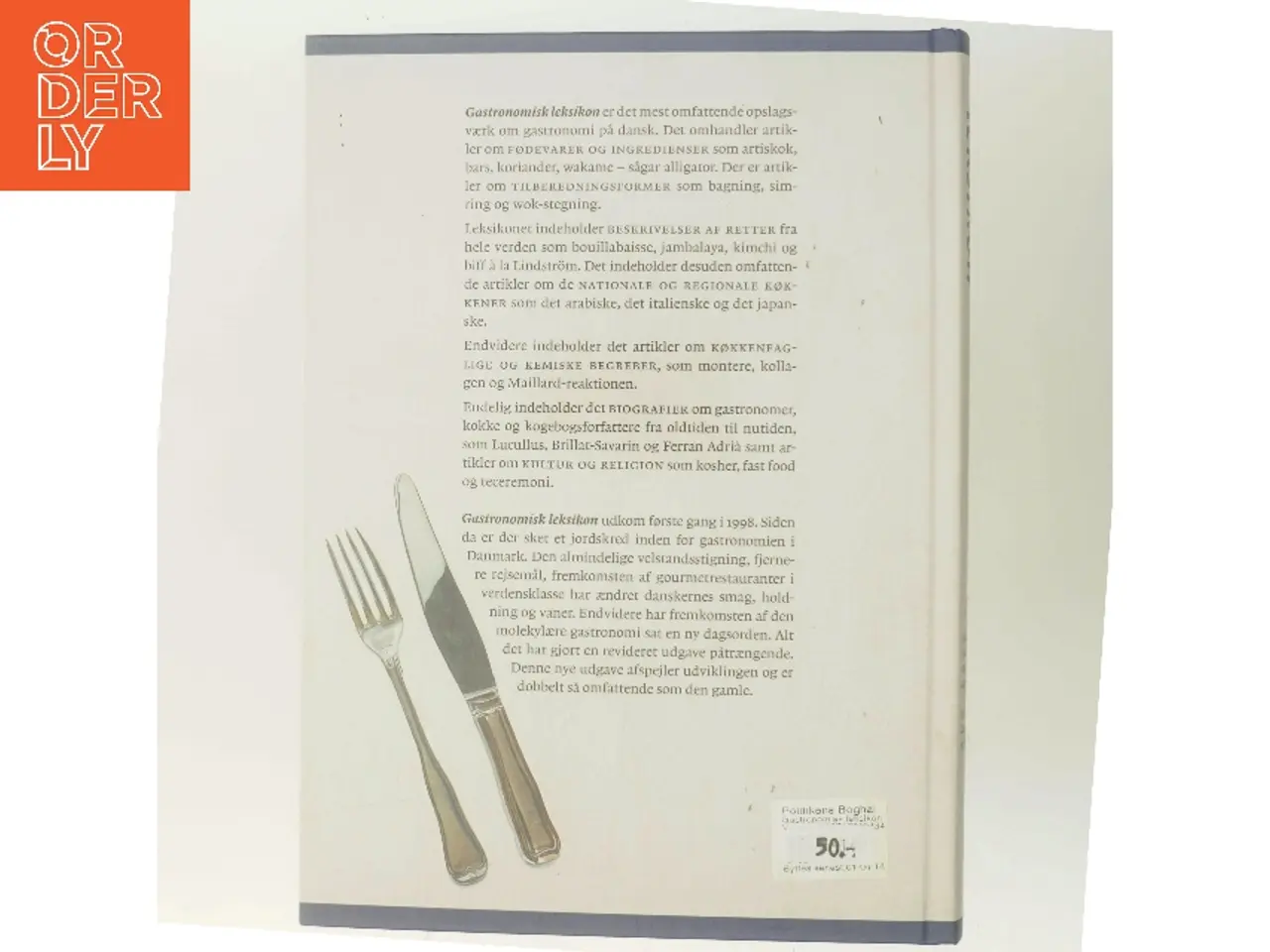 Billede 3 - Gastronomisk leksikon af Carl Th. Pedersen (Bog)