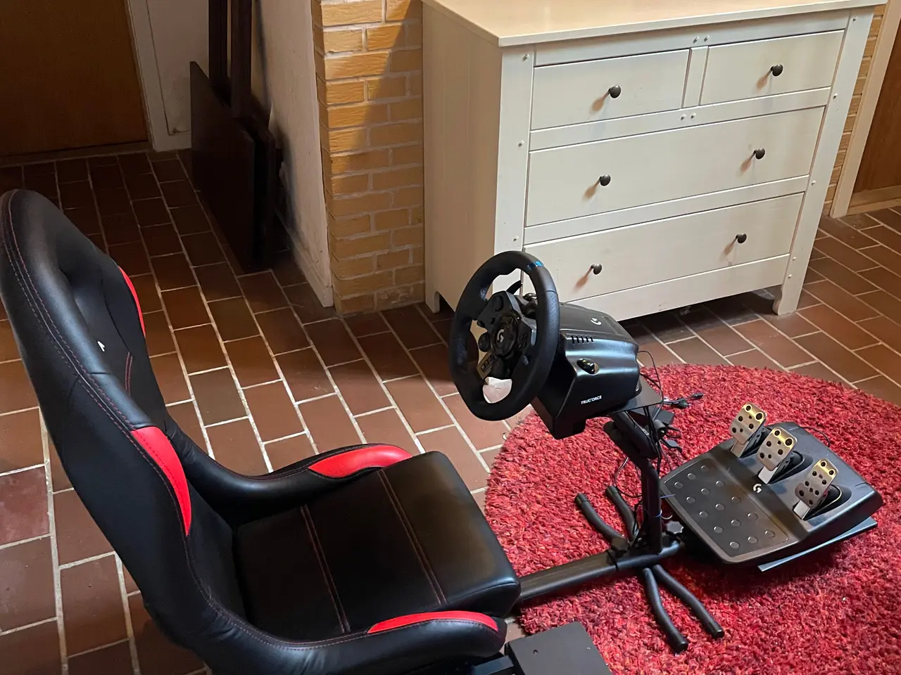 Billede 2 - Piranha racingsæde med Logitech g923 rat og pedale
