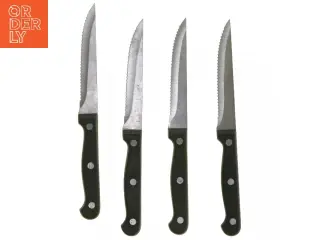 Sæt med fire nye bøfknive (str. 4 stk 21,5 cm)