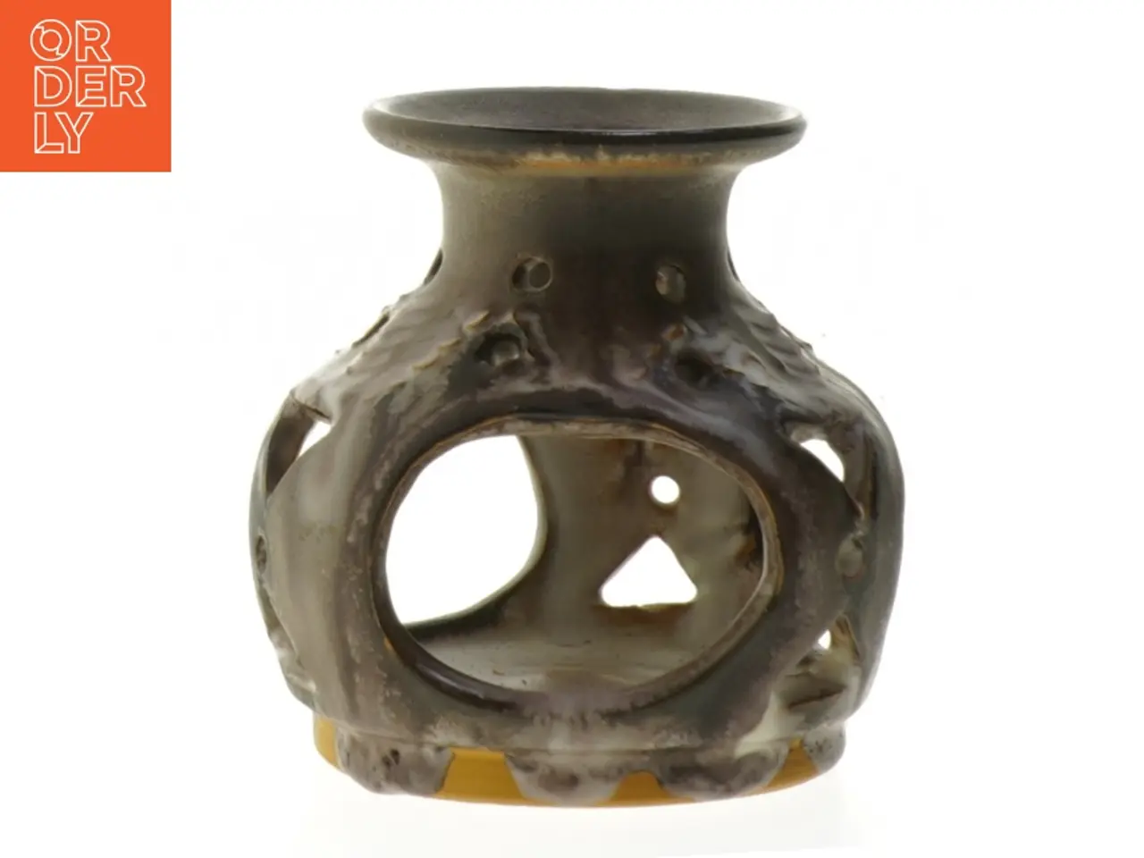 Billede 1 - Keramisk lysestage (str. 9 cm)