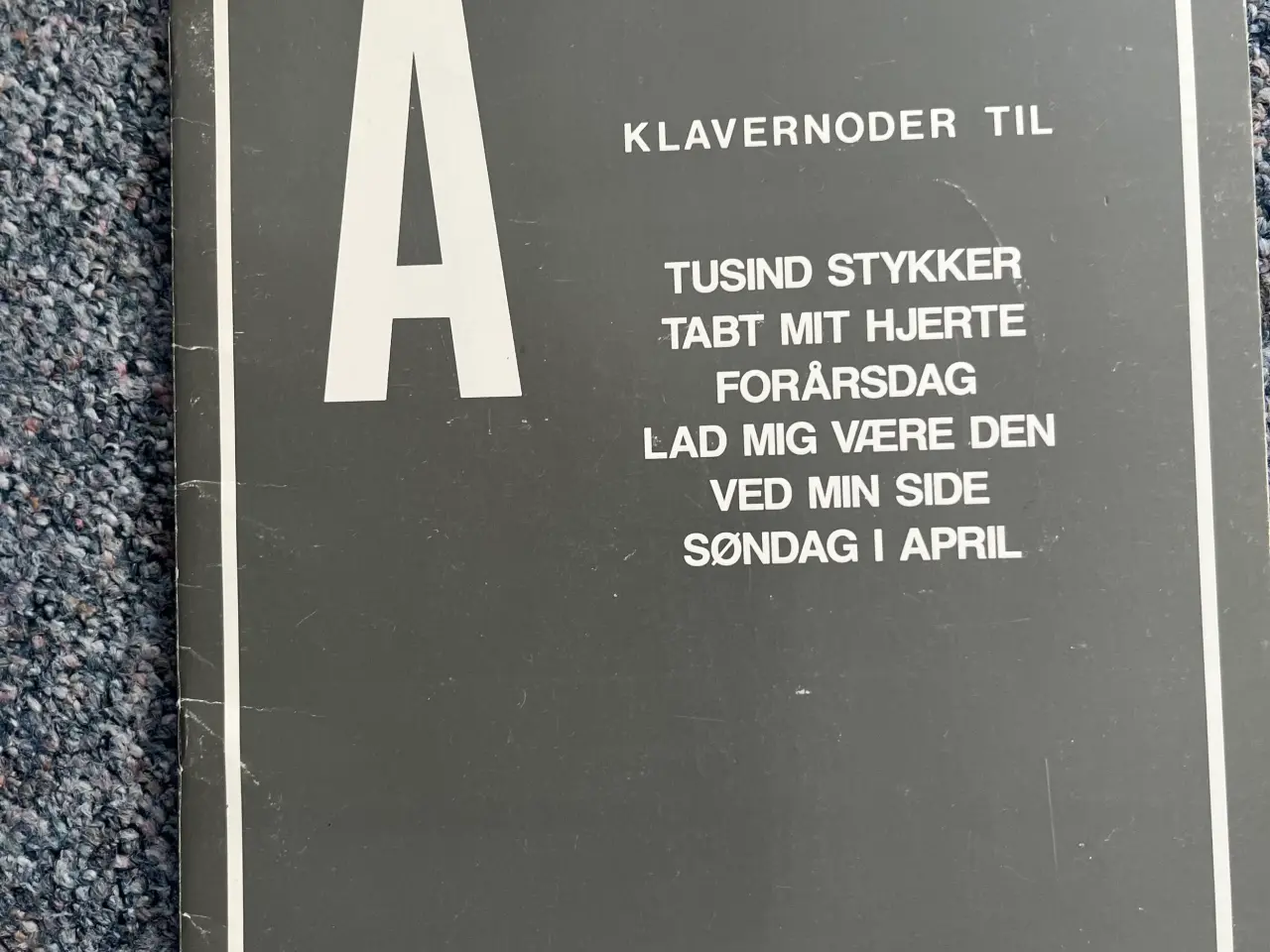 Billede 1 - Klavernoder: Anne Linnet (Olafssongs)