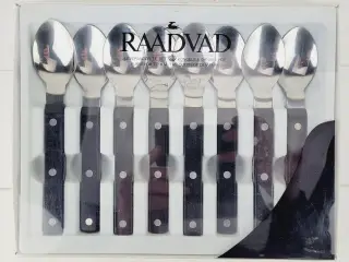 ⭐️- Ubrugt 8 stk Raadvad Spiseskeer - Tulip