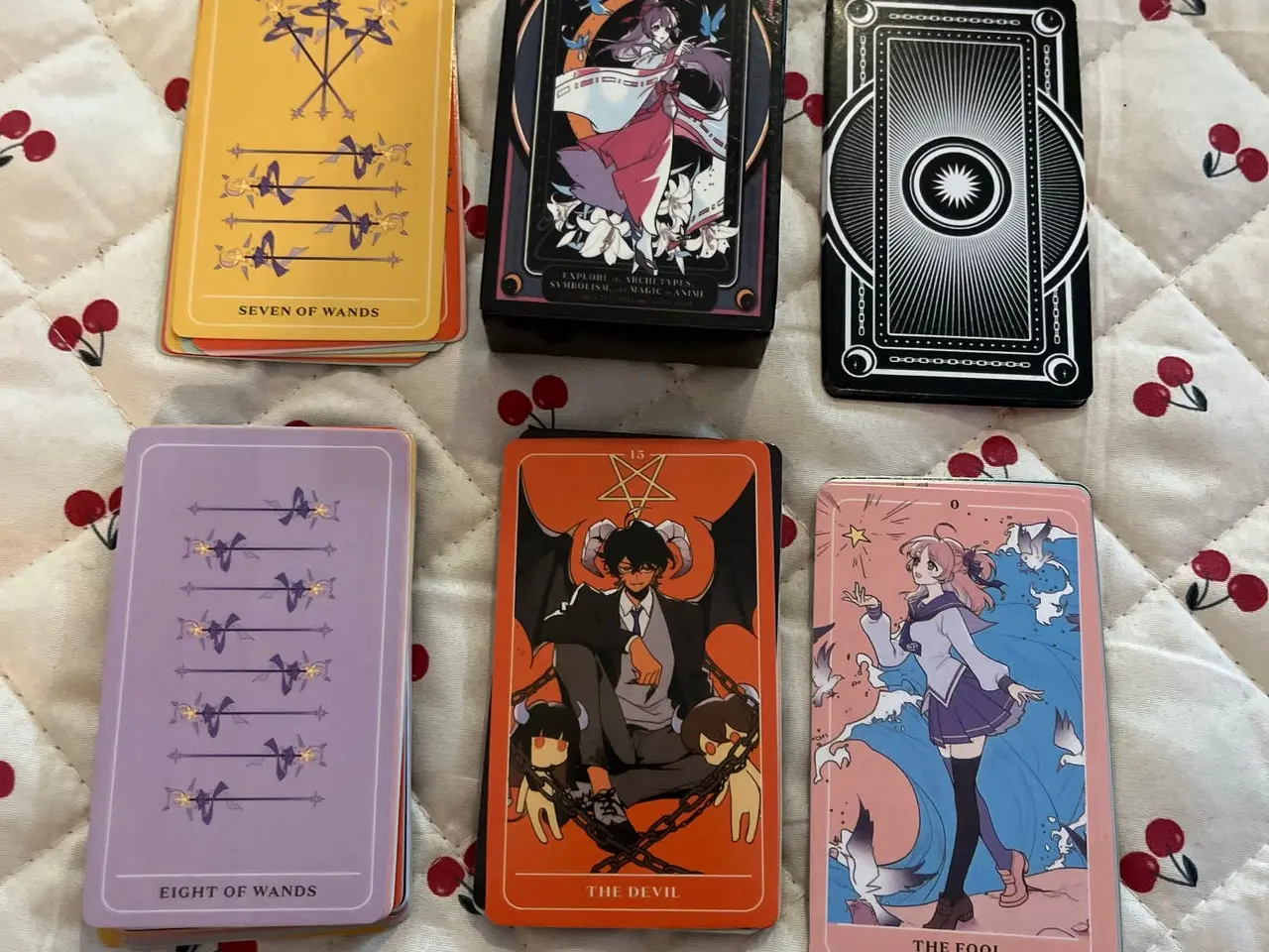 Billede 1 - Anime Tarot kortsæt med æske