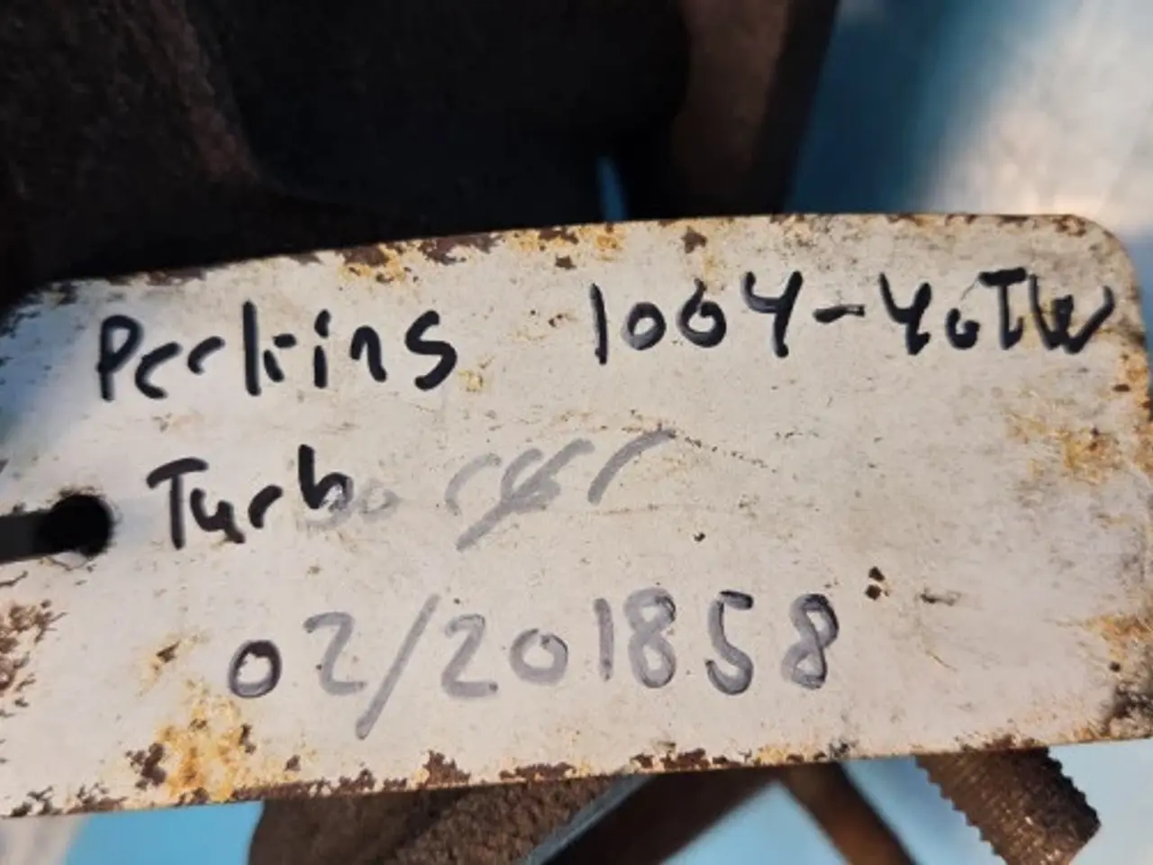 Billede 15 - Perkins 1004-40TW Turbo Rør 02/201858