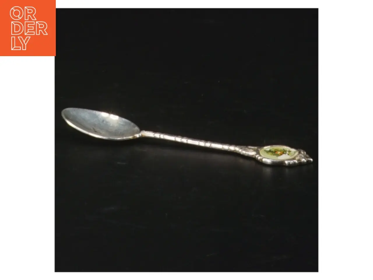 Billede 4 - Sølvfarvet teske fra Silverplate Argente Verselbert (str. Længde. 11,5 cm)