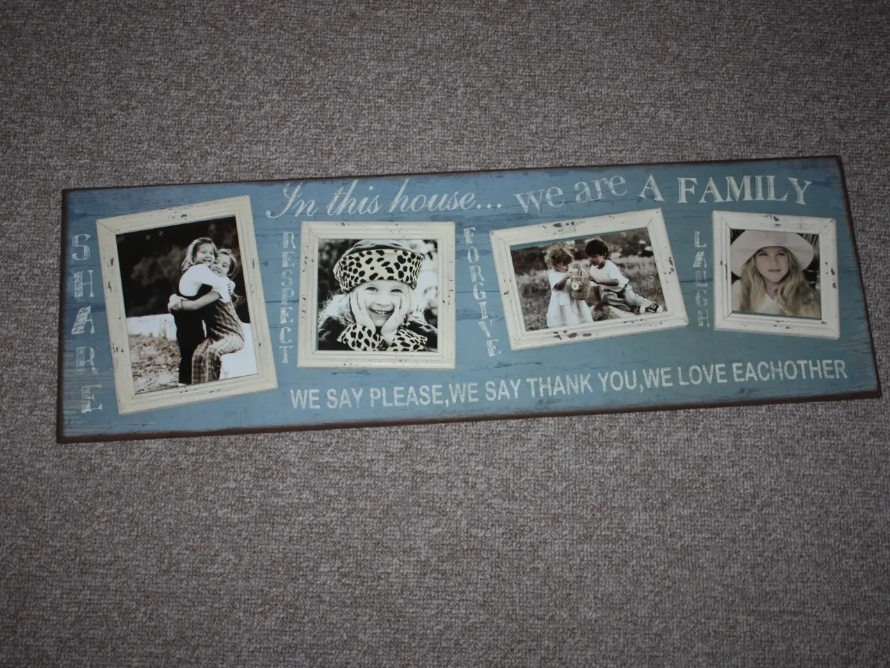 Billede 4 - Foto ramme In This House We Are A Family