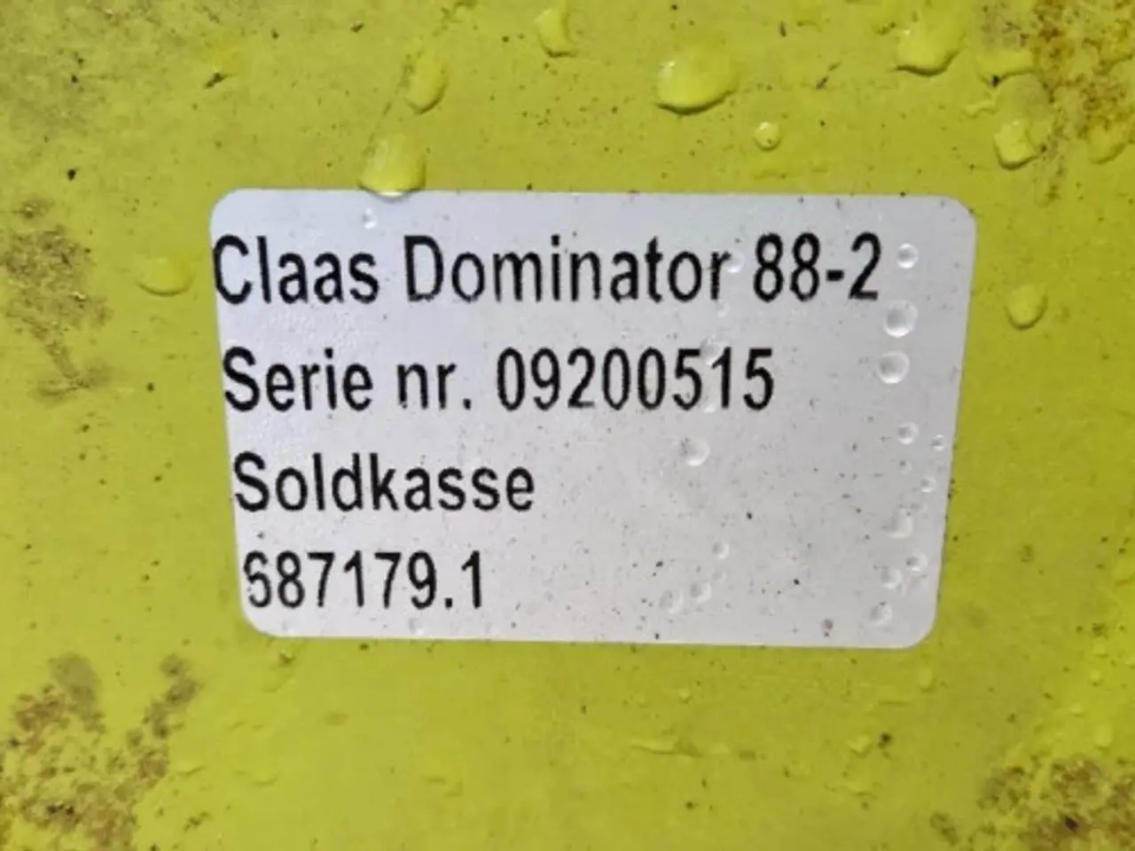 Billede 16 - Claas Dominator 88 Soldkasse 687179.1