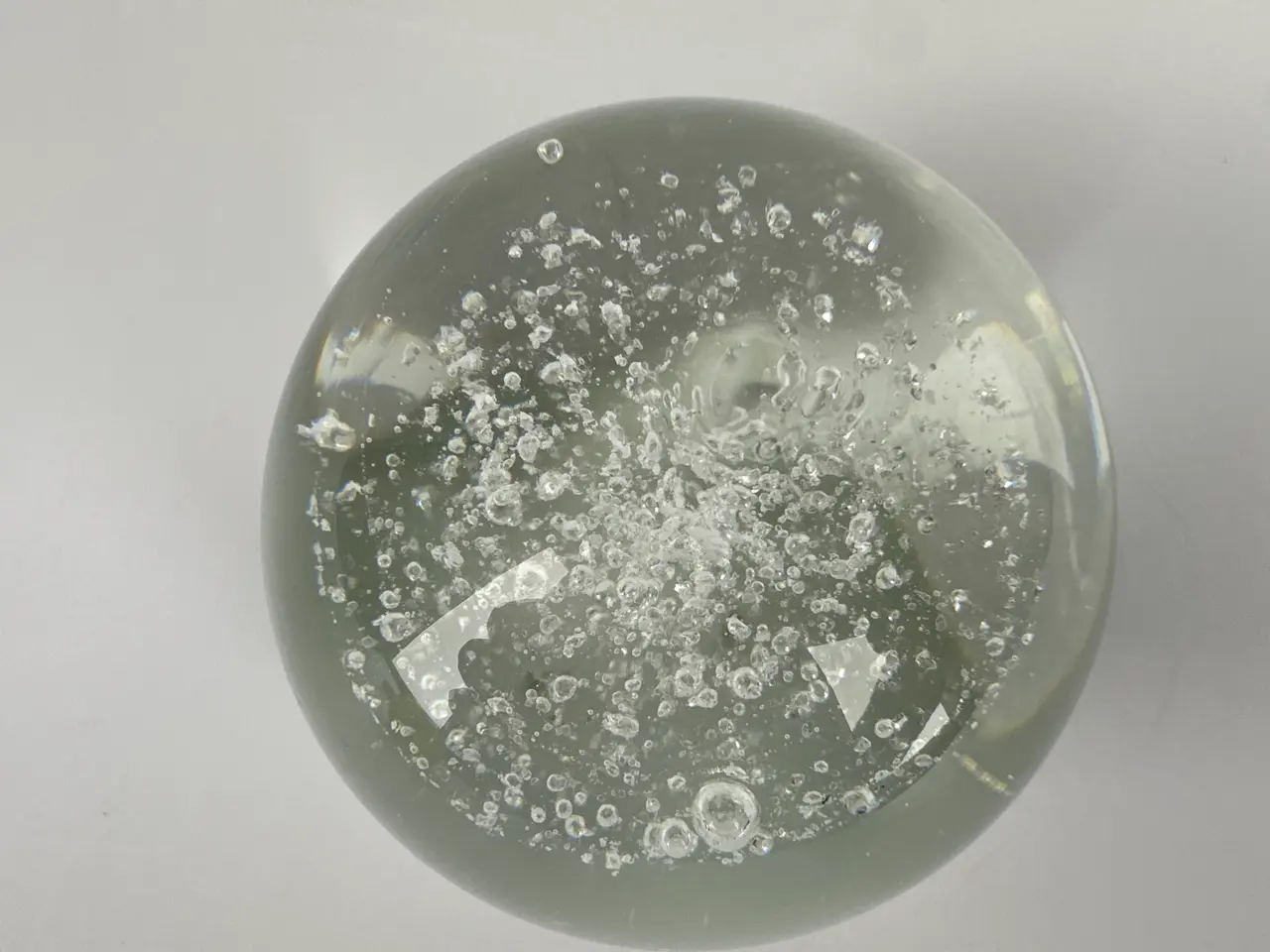Billede 4 - Stor brevpresser i glas