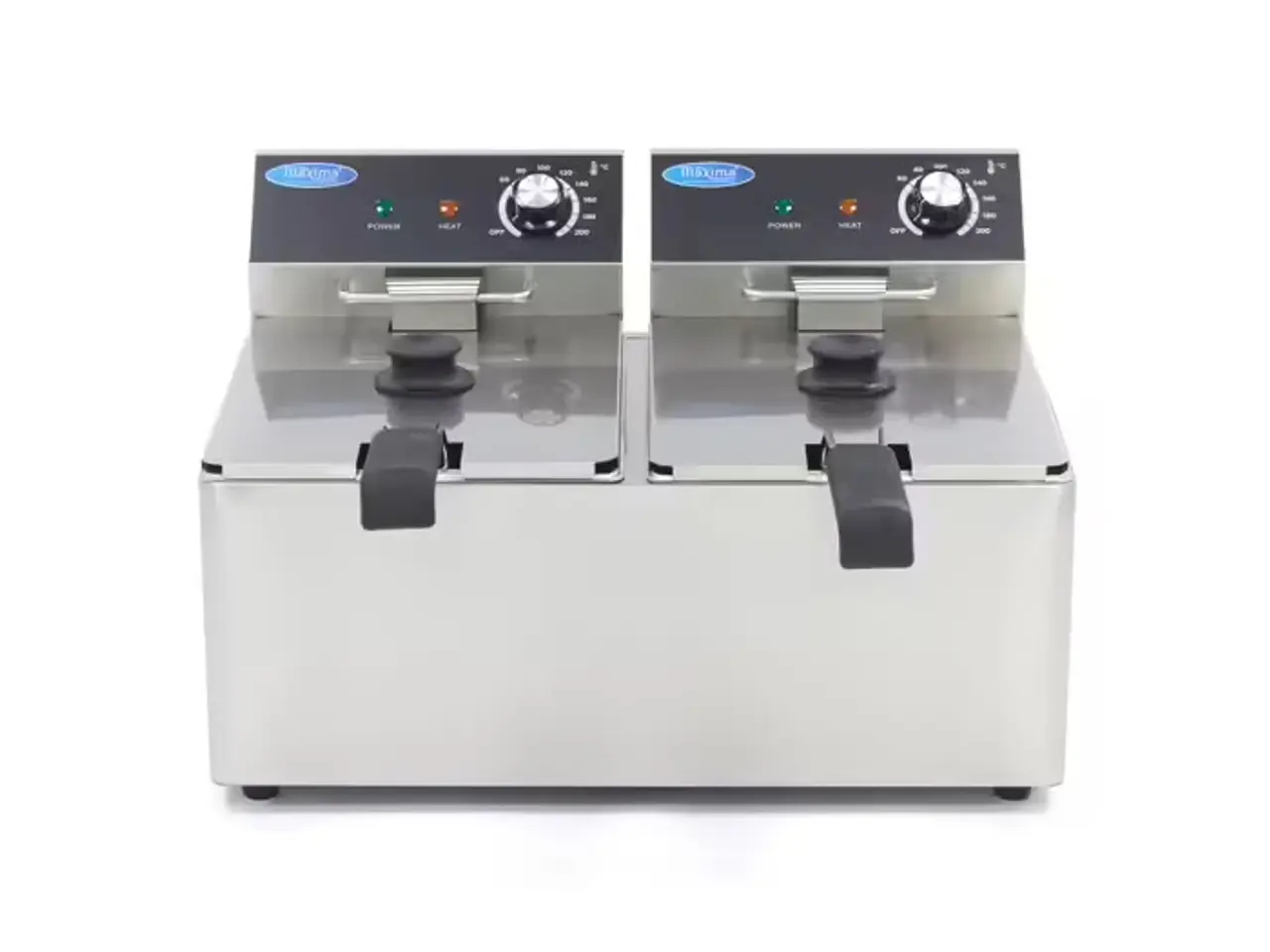 Billede 2 - Dobbelt Elektrisk Frituregryde 2 x 8 L – 2x 3250 W