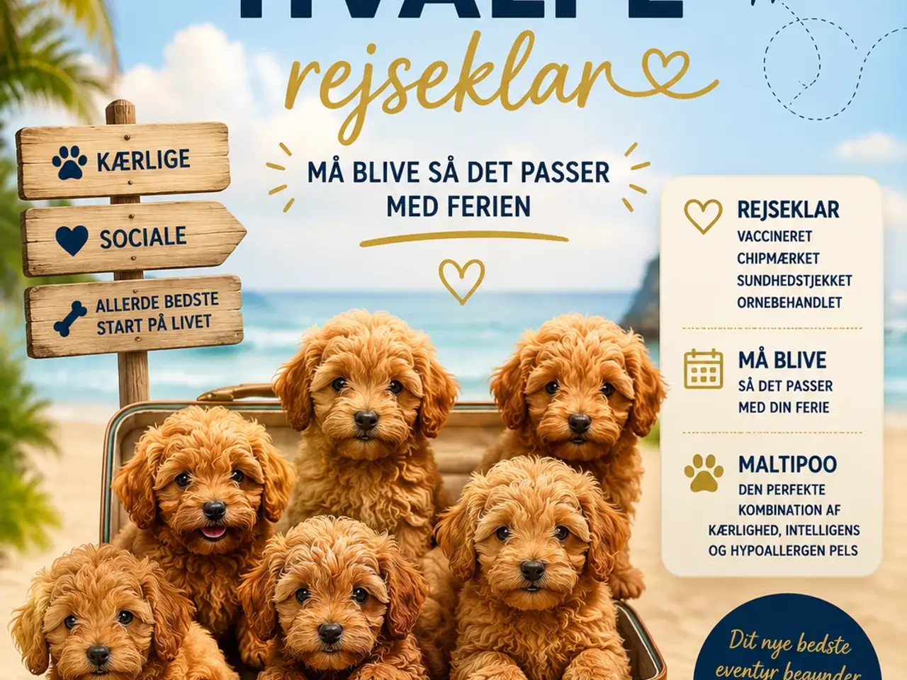 Billede 19 - 🐾✨ Skønne Mini Maltipoo hvalpe klar juli/August