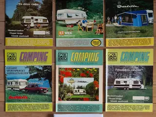 Camping Fritid magasiner 1983 samling 12 blade