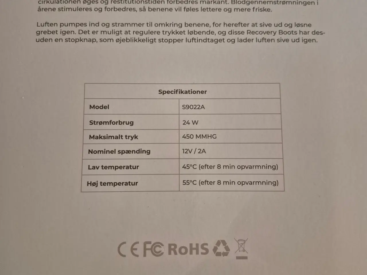 Billede 1 - Recovery boots til lægge/underben