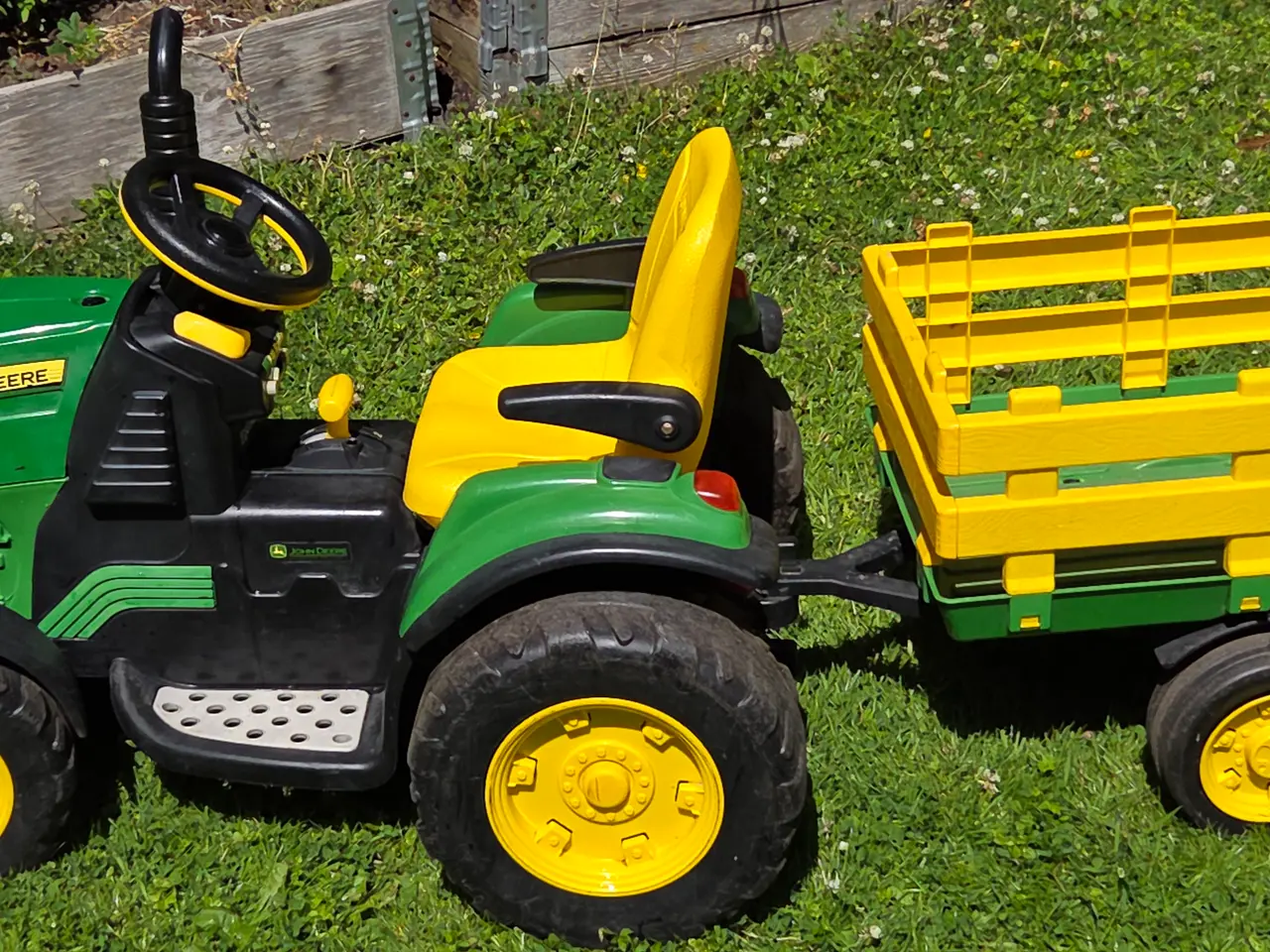 Billede 3 - Elektrisk traktor til børn, john deere 