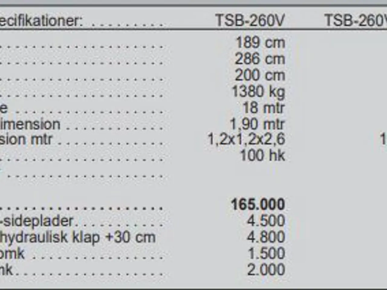 Billede 6 - VDMJ TSB-260V PTO-trukket
