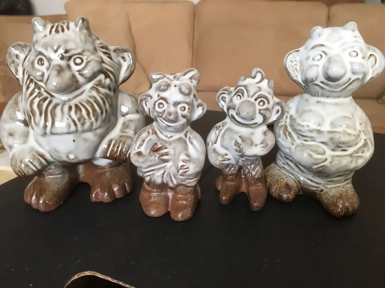 Billede 1 - Krøllebølle figurer sendt et bud